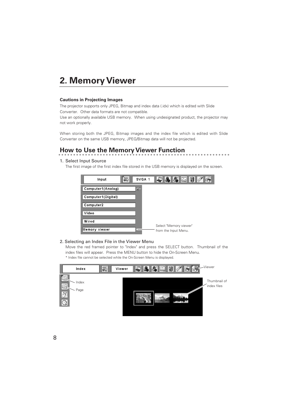 Sanyo POA-USB02 User Manual | Page 8 / 26