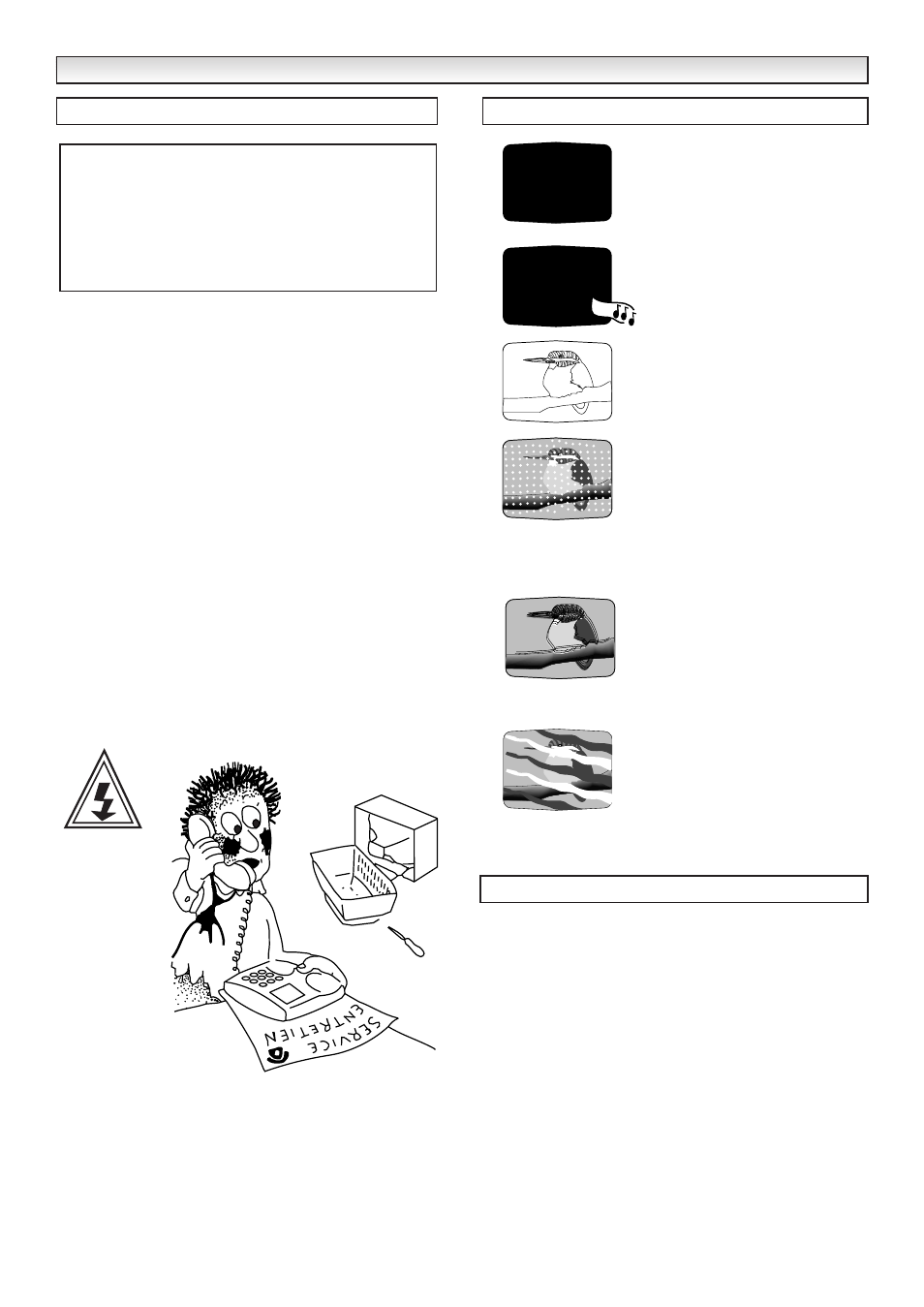 Servicing helpful hints, Recommendations to protect our environment | Sanyo CE32WN3-B User Manual | Page 18 / 20