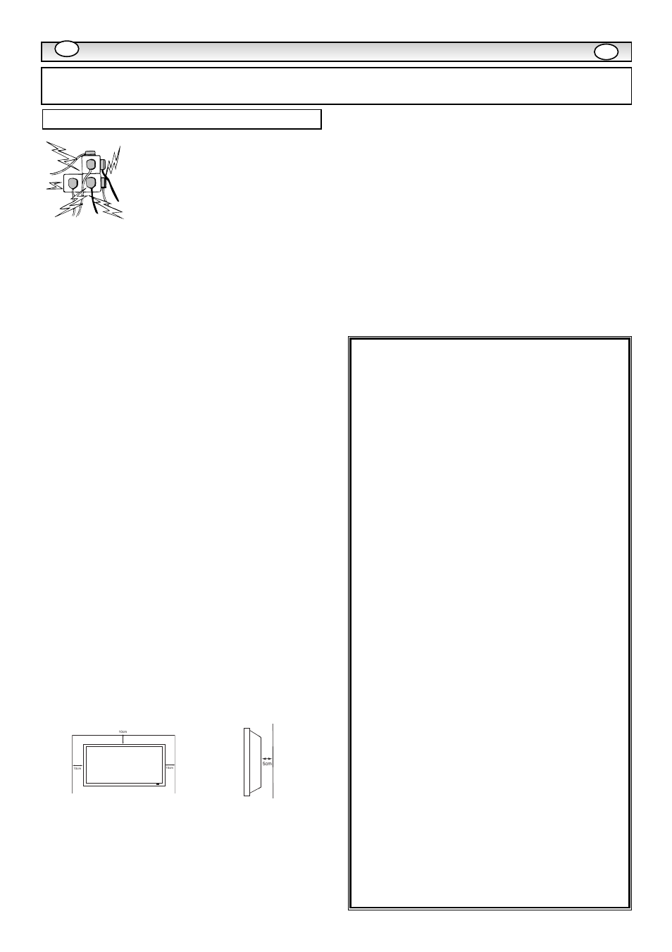 Consignes de sécurité, Installation/utilisation | Sanyo CE42LM5WP User Manual | Page 13 / 87