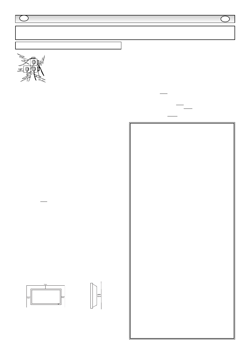Safety, Safety precautions precautions, Installation and use | Important: (uk only) | Sanyo CE42LM5WP User Manual | Page 2 / 87