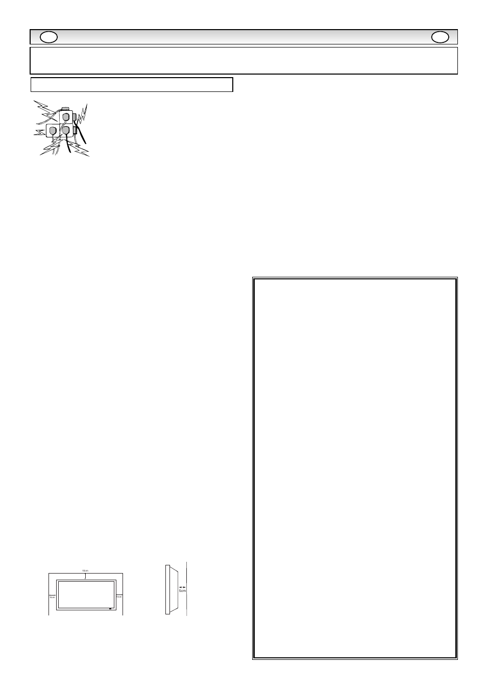 Precauzioni di sicurezza, Installazione / utilizzo | Sanyo CE42LM5WP User Manual | Page 43 / 87