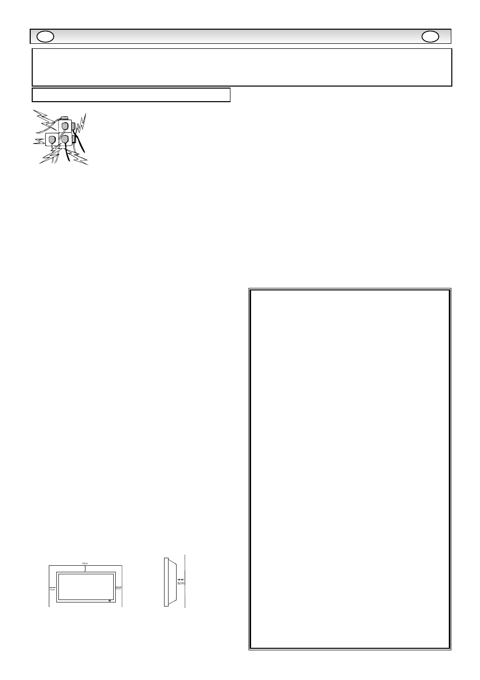 Precauciones de seguridad, Instalación / utilización | Sanyo CE42LM5WP User Manual | Page 53 / 87