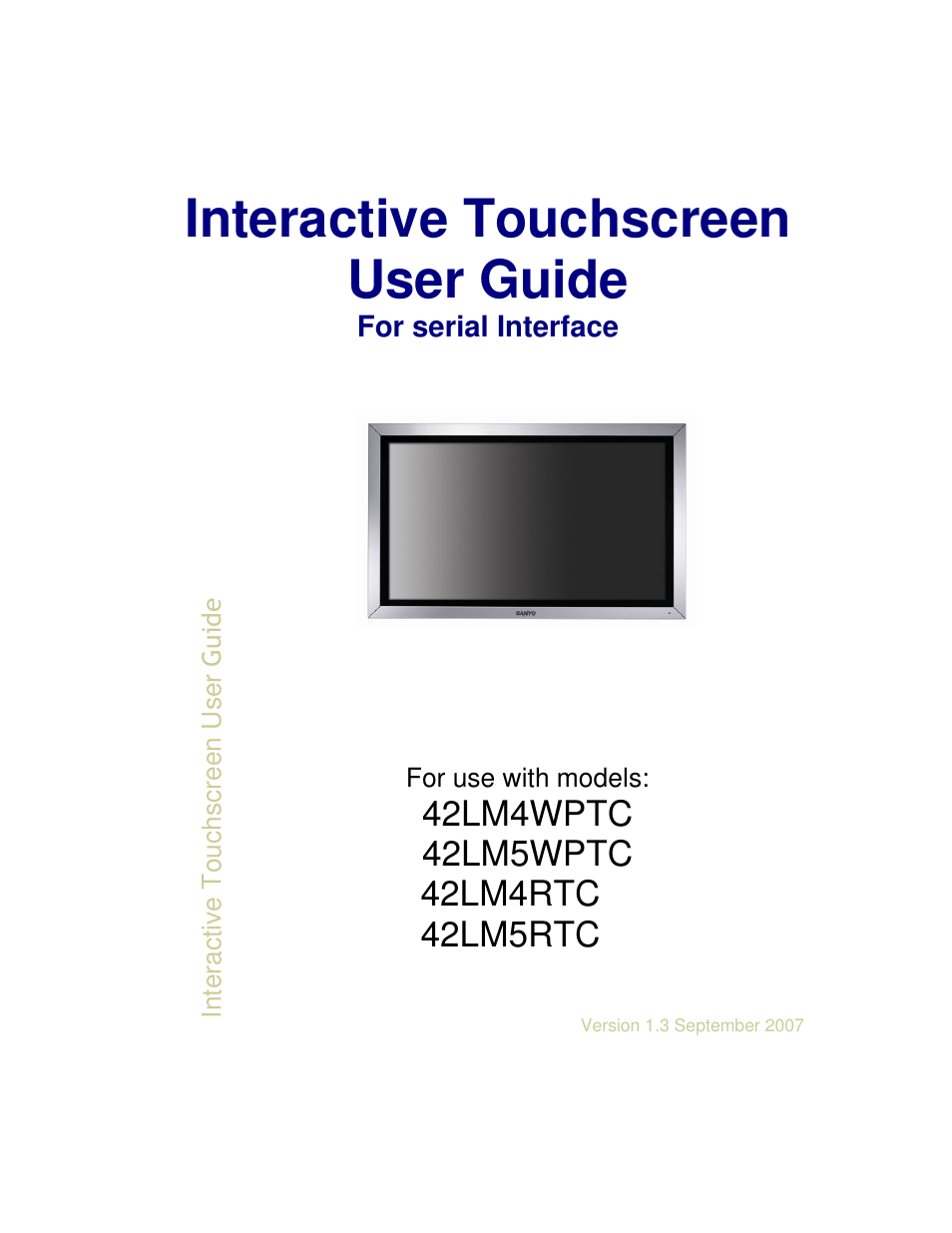 Interactive touchscreen user guide | Sanyo CE42LM5WP User Manual | Page 69 / 87