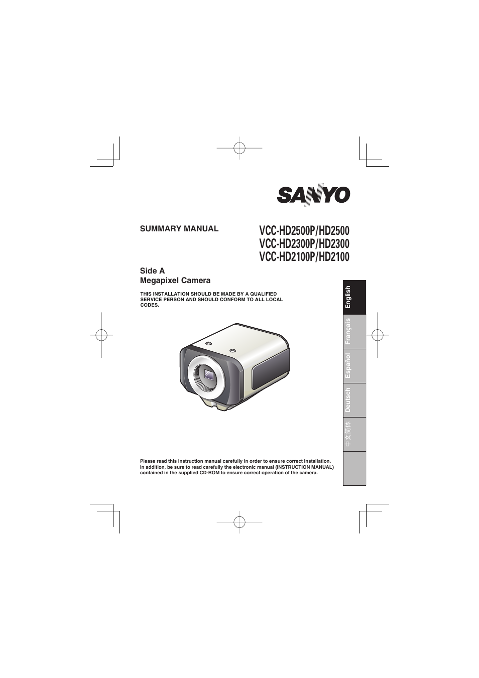 Sanyo HD2300 User Manual | 87 pages