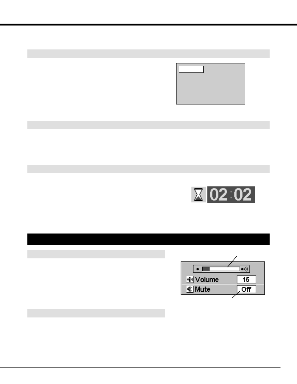 Sound adjustment | Sanyo PLC-SW15 User Manual | Page 21 / 40