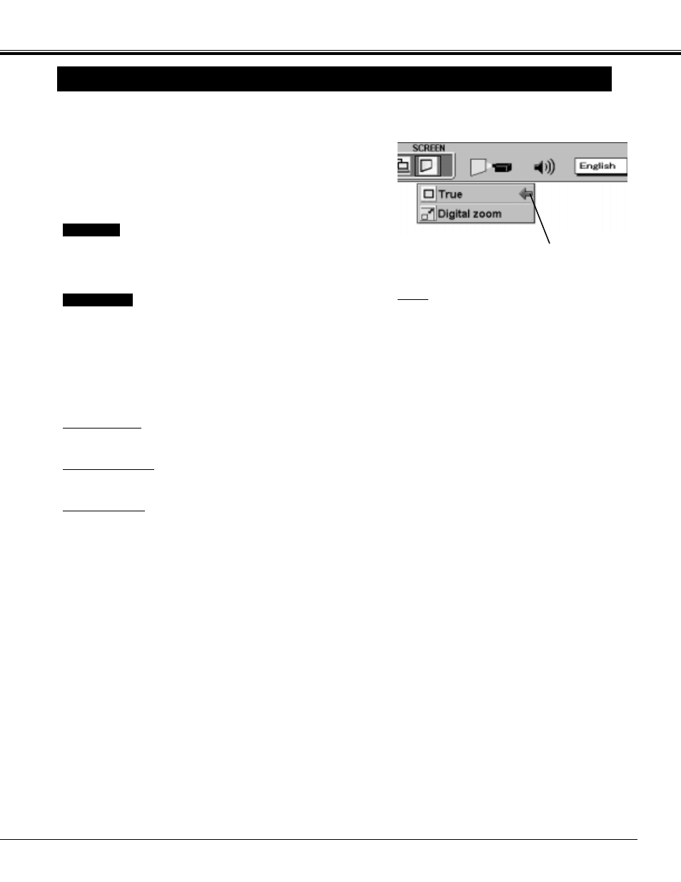 Picture screen adjustment, Computer mode | Sanyo PLC - 12BL User Manual | Page 43 / 56