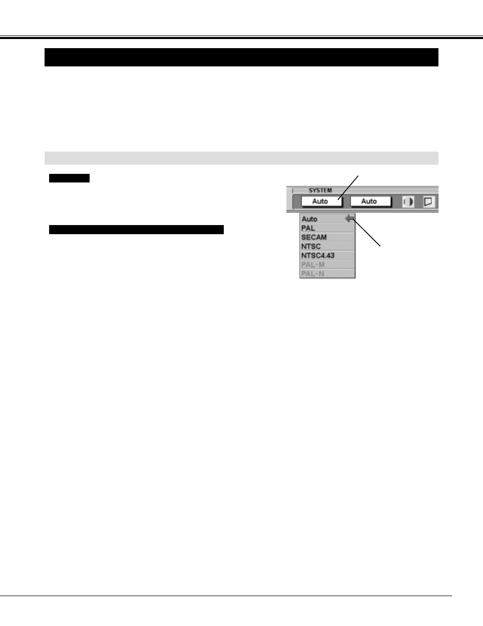 Selecting color system | Sanyo PLC - 12BL User Manual | Page 45 / 56