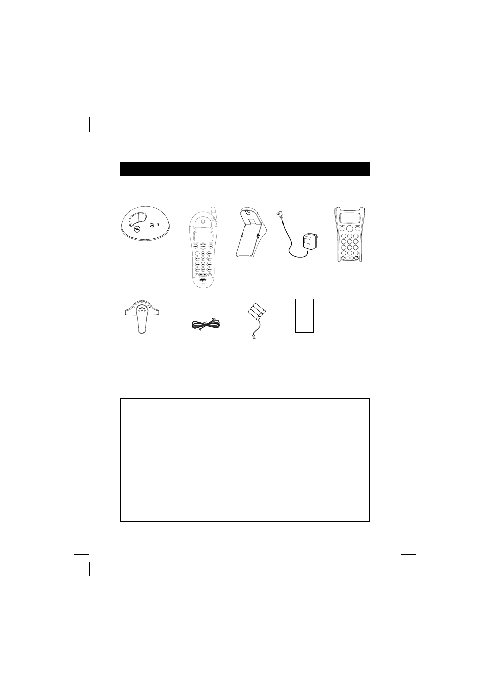 Getting started | Sanyo CLT-J30 User Manual | Page 5 / 34