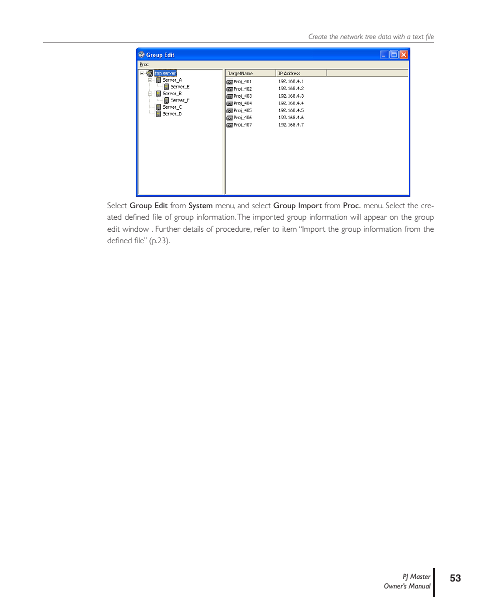 Sanyo PJ MASTER POA-PJNM01 User Manual | Page 53 / 54