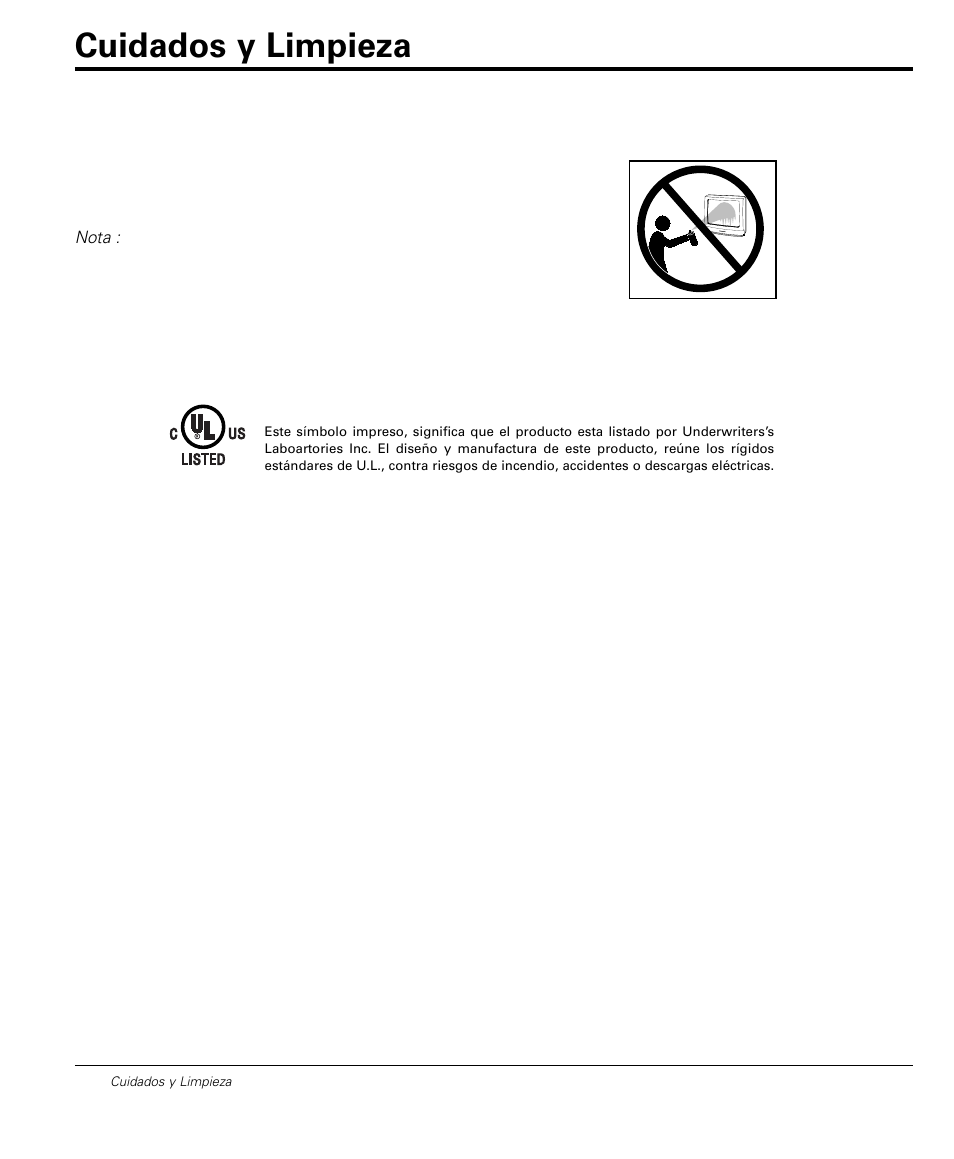 Cuidados y limpieza | Sanyo DS32224 User Manual | Page 38 / 59
