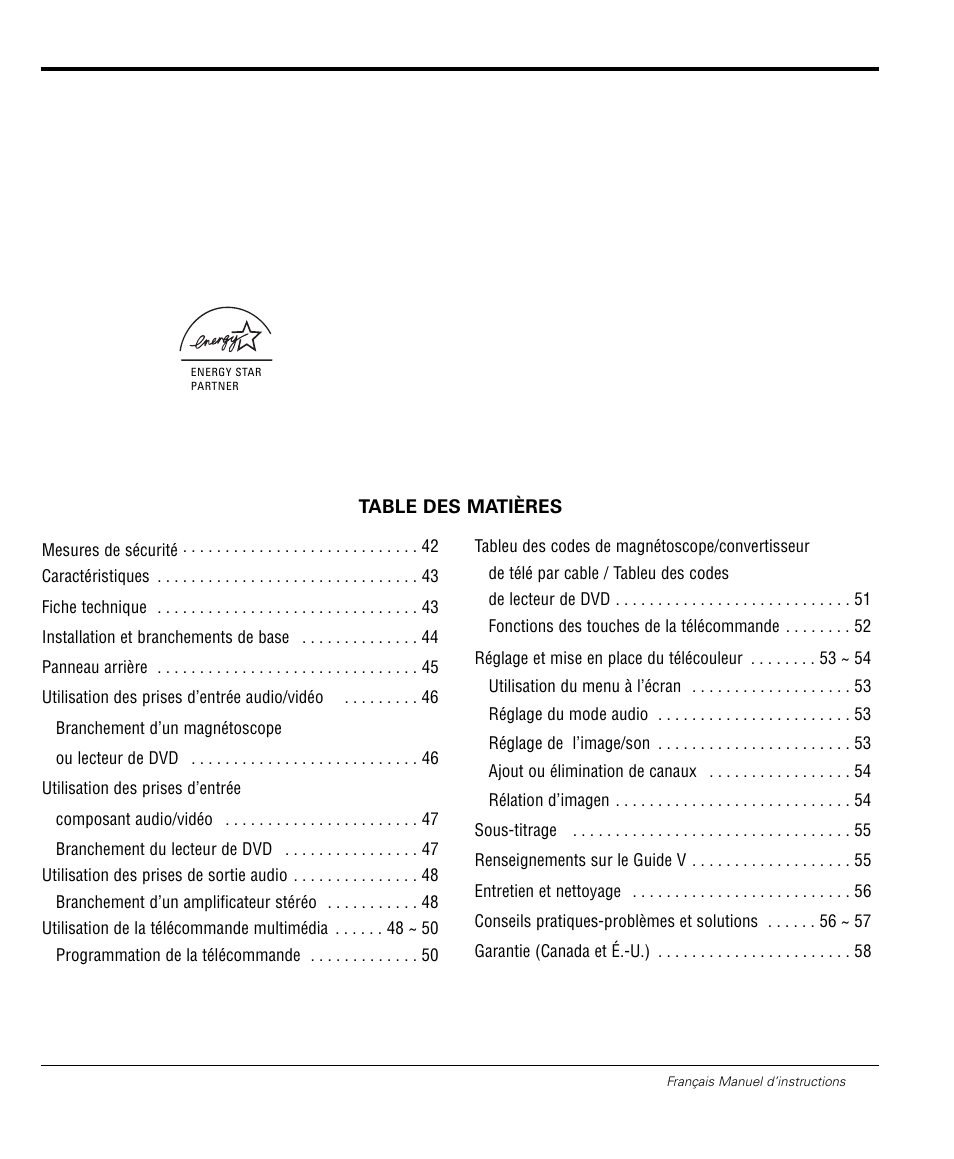 Sanyo DS32224 User Manual | Page 41 / 59
