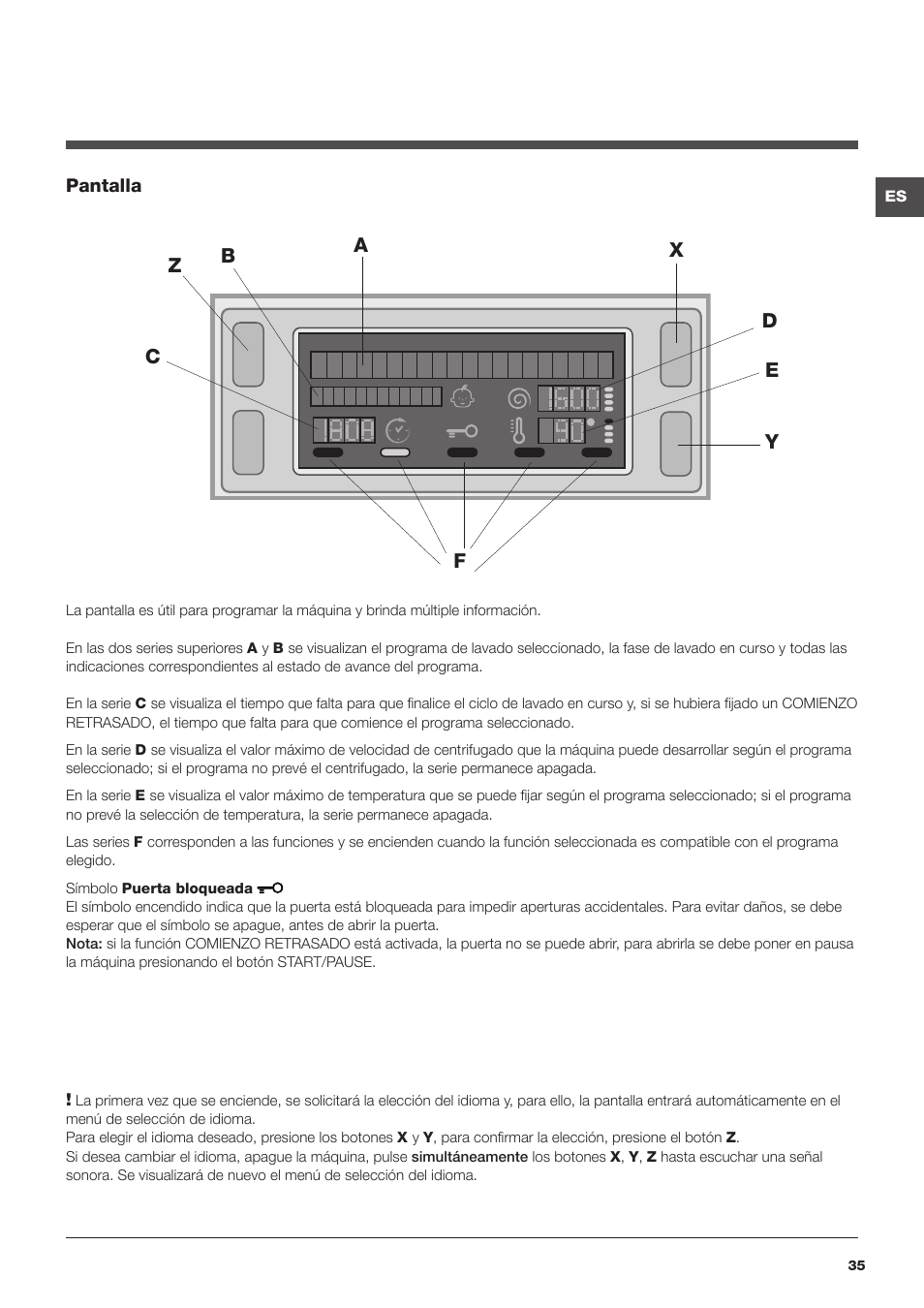 Hotpoint Ariston BWMD 742 User Manual | Page 35 / 56