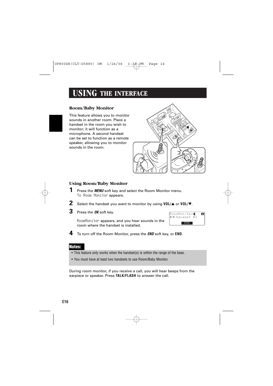 Using, The interface | Sanyo CLT-D5880 User Manual | Page 18 / 60
