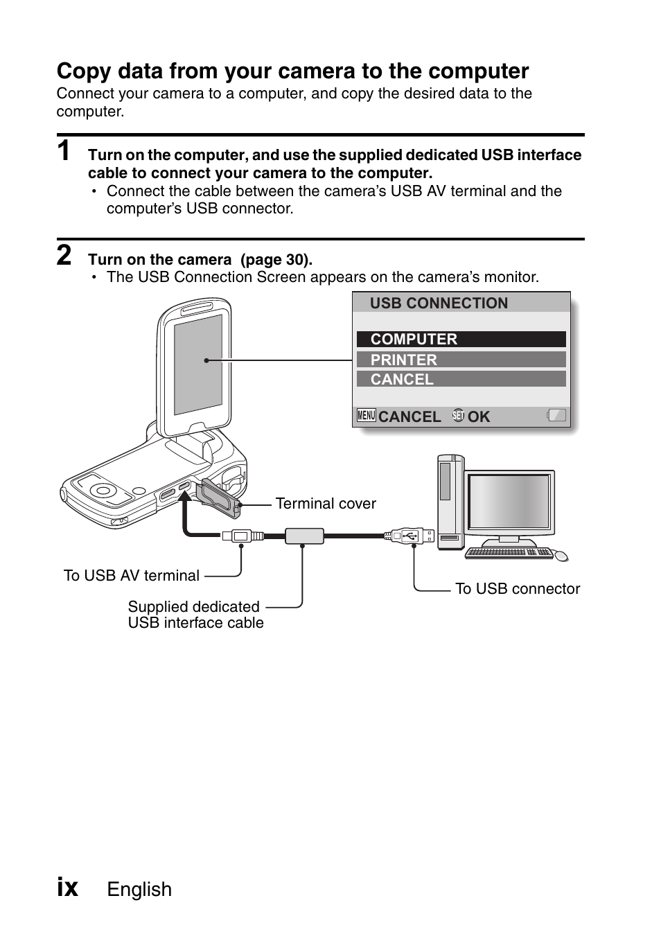 Copy data from your camera to the computer | Sanyo XACTI VPC-CA100EX User Manual | Page 10 / 202