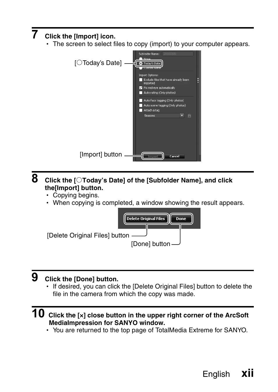Sanyo XACTI VPC-CA100EX User Manual | Page 13 / 202