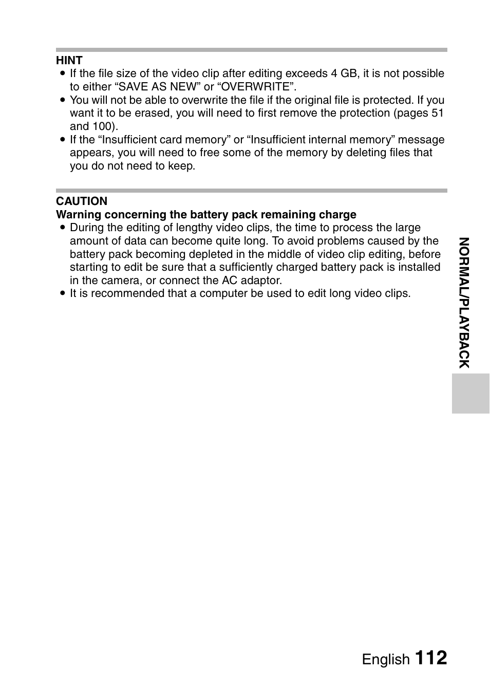 English | Sanyo XACTI VPC-CA100EX User Manual | Page 137 / 202