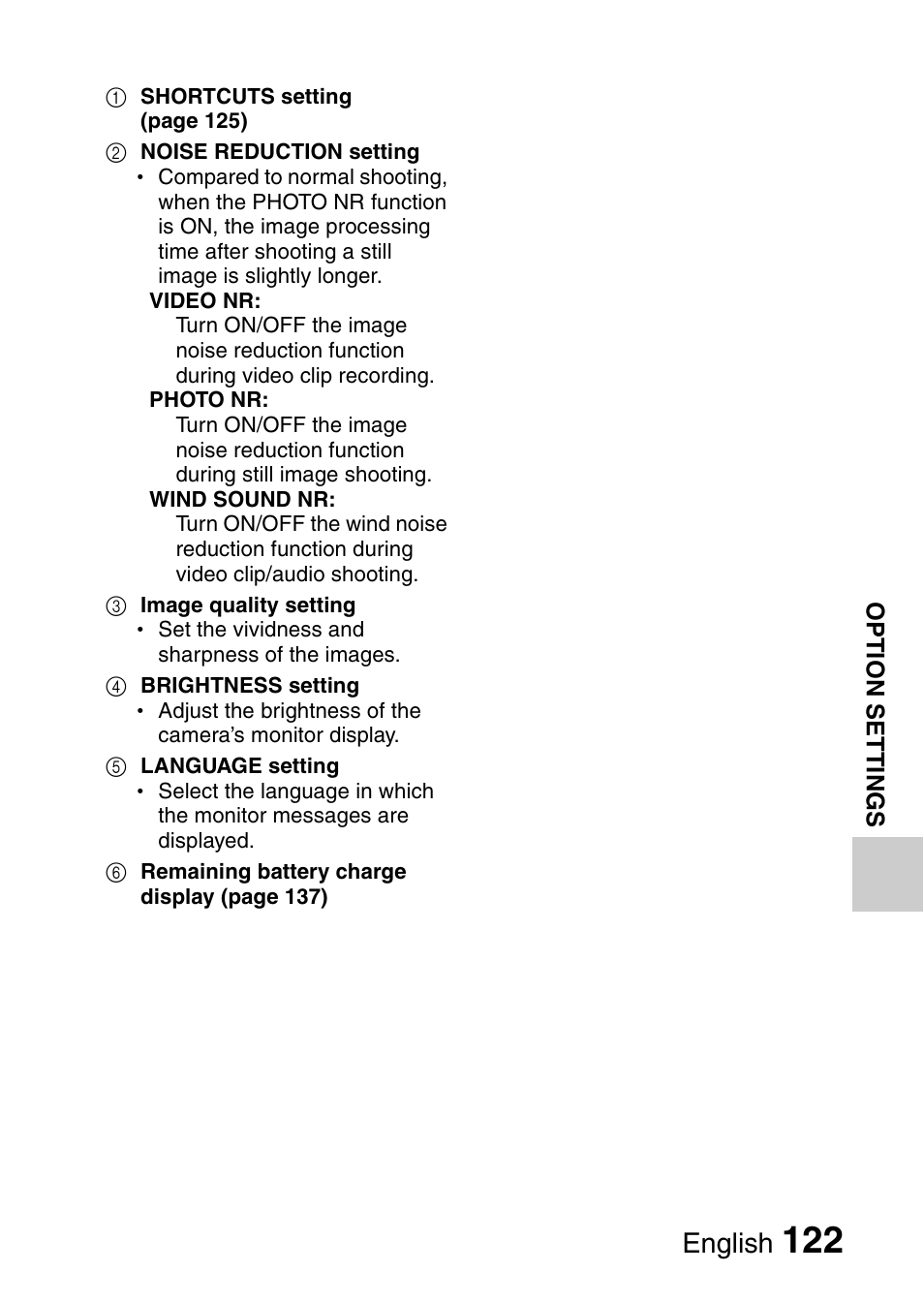 Noise reduction, English | Sanyo XACTI VPC-CA100EX User Manual | Page 147 / 202
