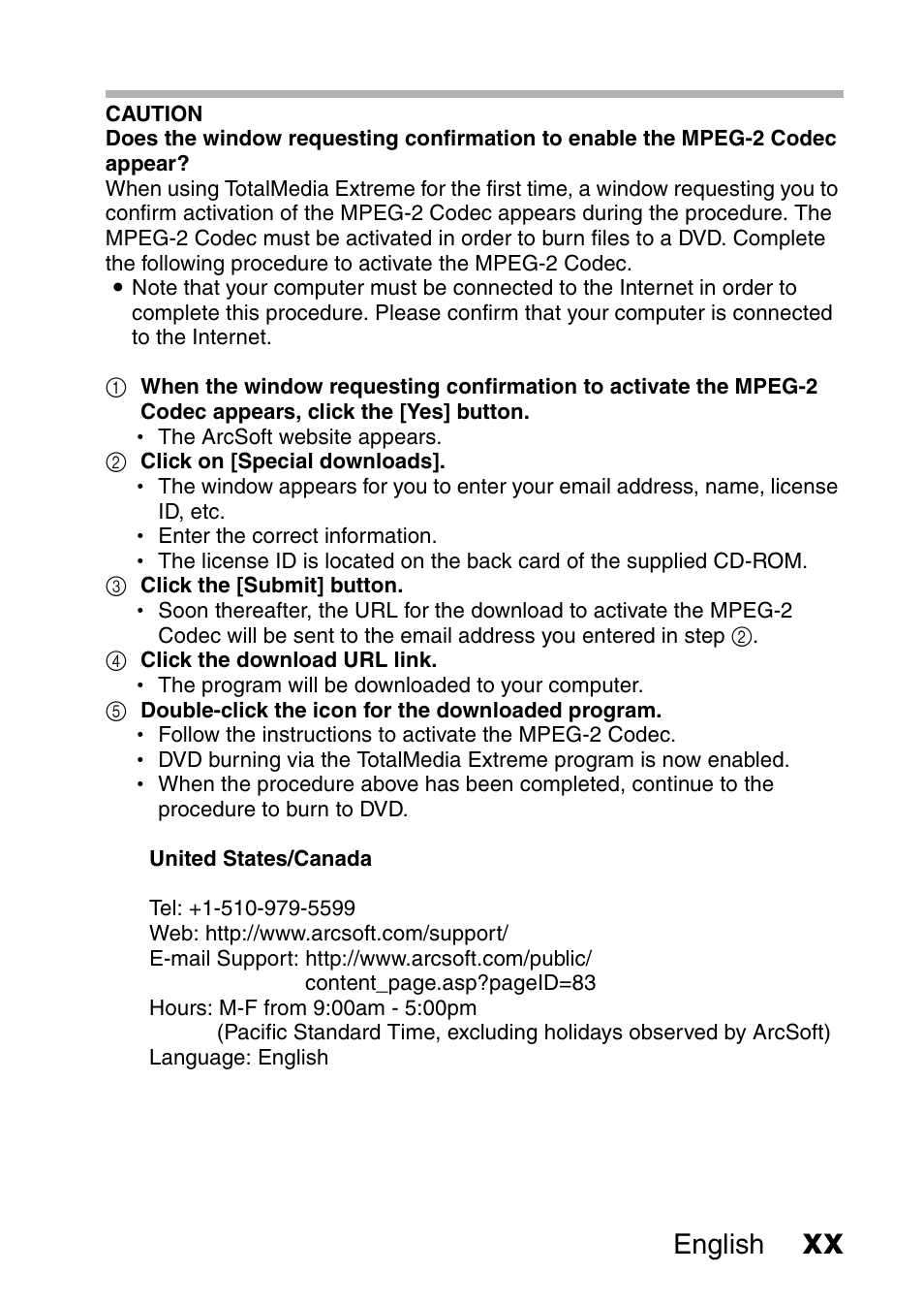 English | Sanyo XACTI VPC-CA100EX User Manual | Page 21 / 202