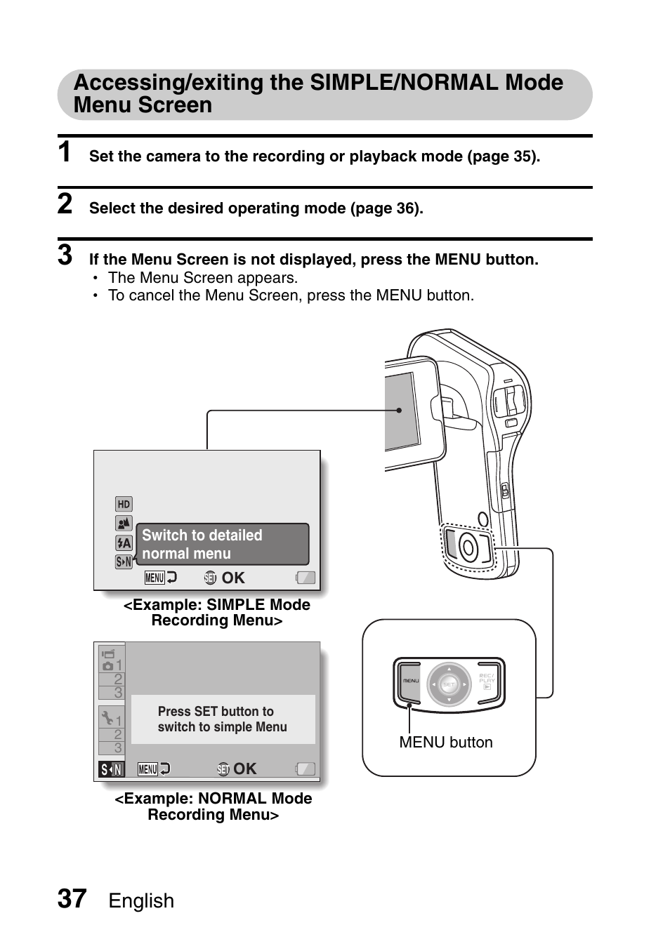 English | Sanyo XACTI VPC-CA100EX User Manual | Page 62 / 202
