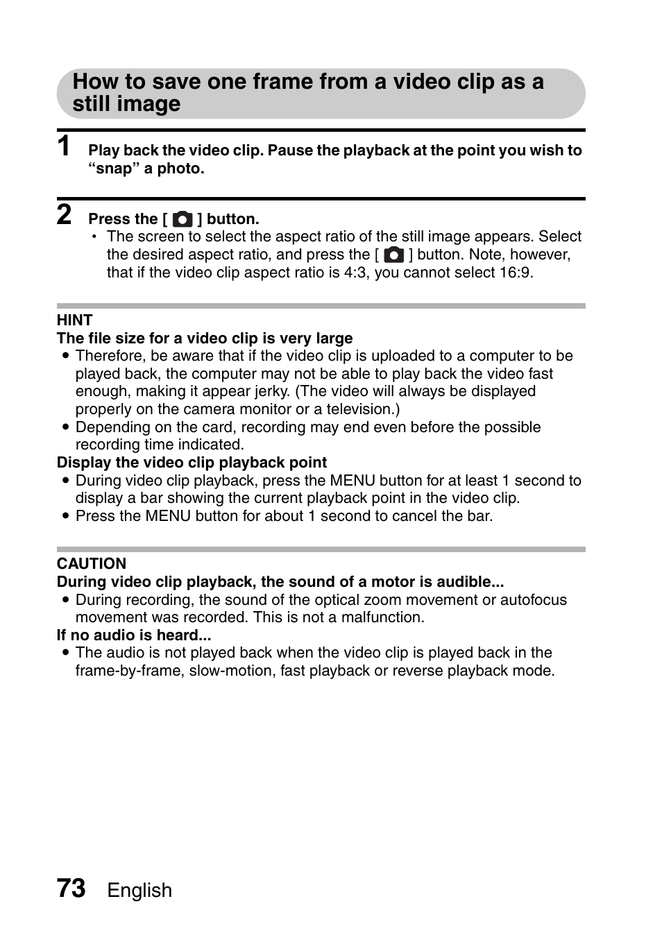 English | Sanyo XACTI VPC-CA100EX User Manual | Page 98 / 202
