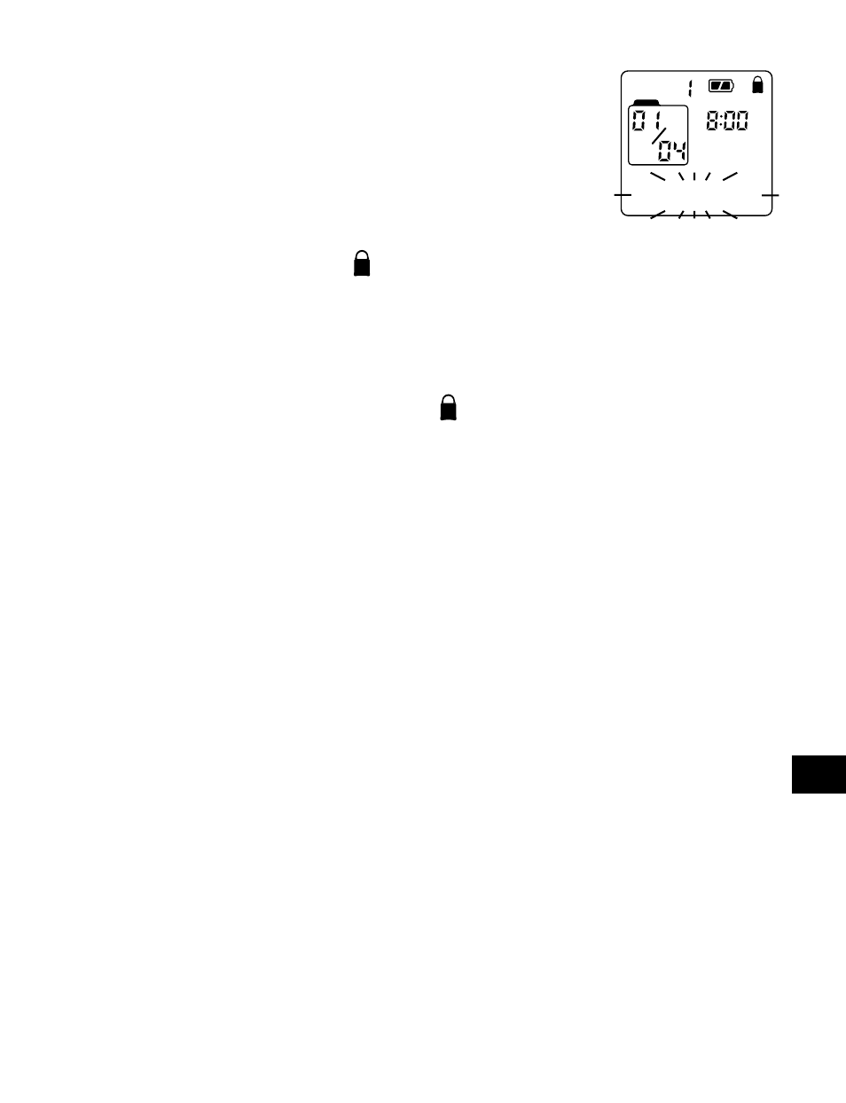 Locked | Sanyo ICR-B29 User Manual | Page 19 / 96