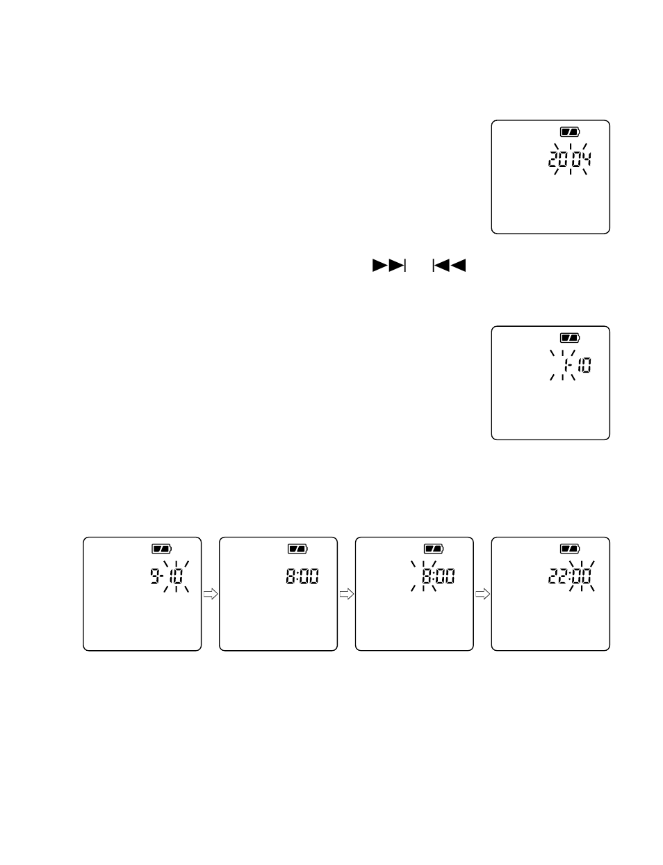 Year, Mm/dd, 12 hour time time | Sanyo ICR-B29 User Manual | Page 36 / 96