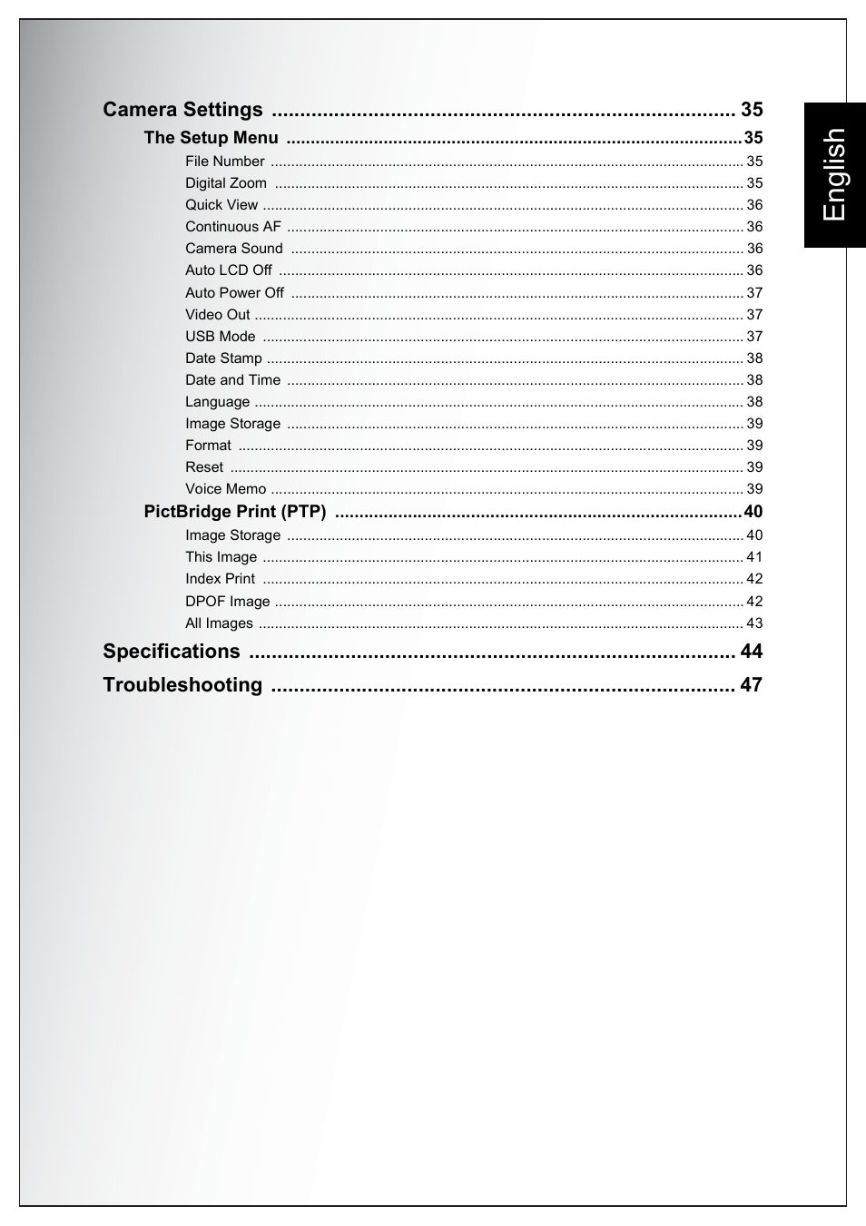 English | Sanyo Xacti VPC-E760 User Manual | Page 5 / 62