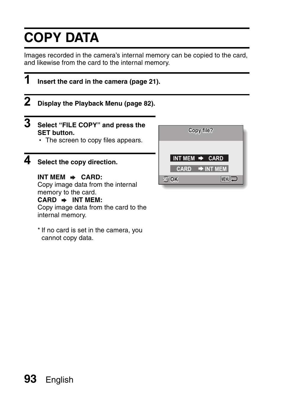 Copy data, English | Sanyo VPC-E10EX User Manual | Page 104 / 166