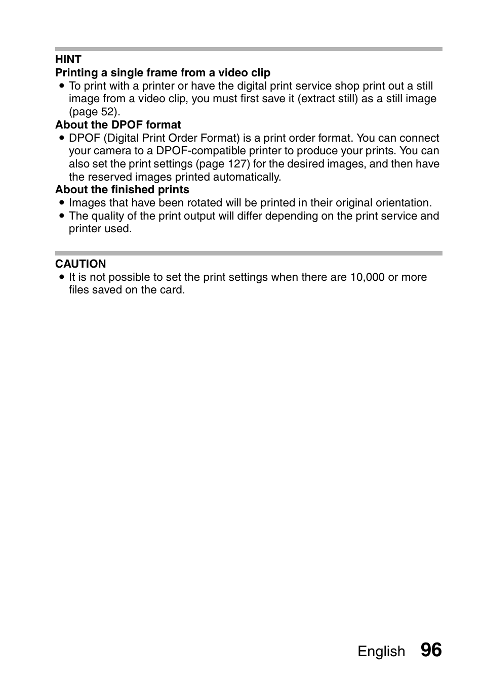 English | Sanyo VPC-E10EX User Manual | Page 107 / 166