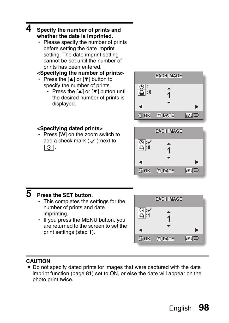 English | Sanyo VPC-E10EX User Manual | Page 109 / 166