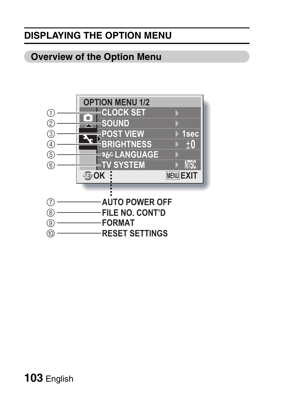 Ntsc | Sanyo VPC-E10EX User Manual | Page 114 / 166