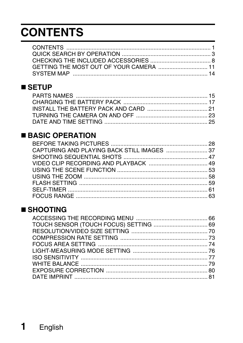 Sanyo VPC-E10EX User Manual | Page 12 / 166