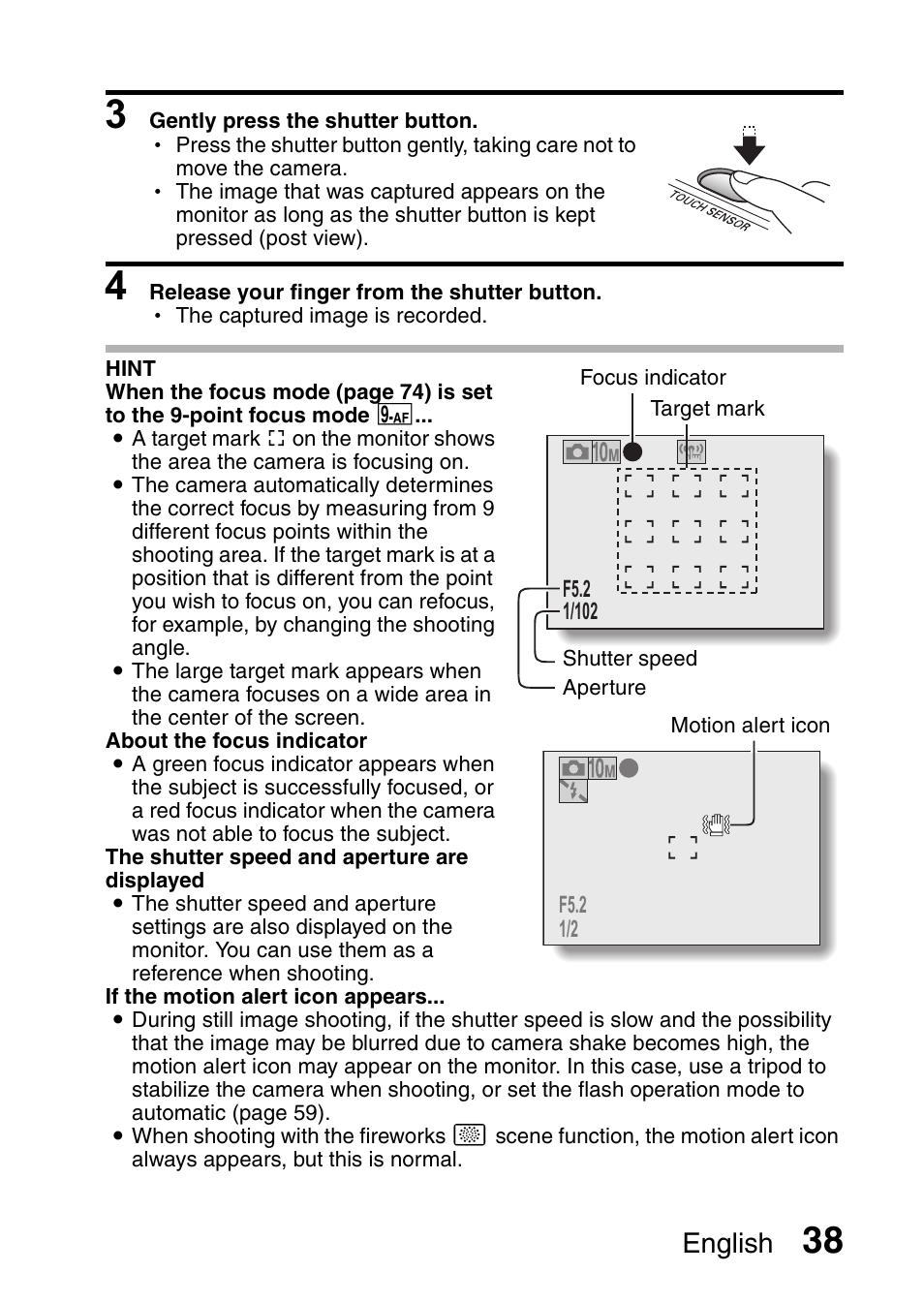 English | Sanyo VPC-E10EX User Manual | Page 49 / 166