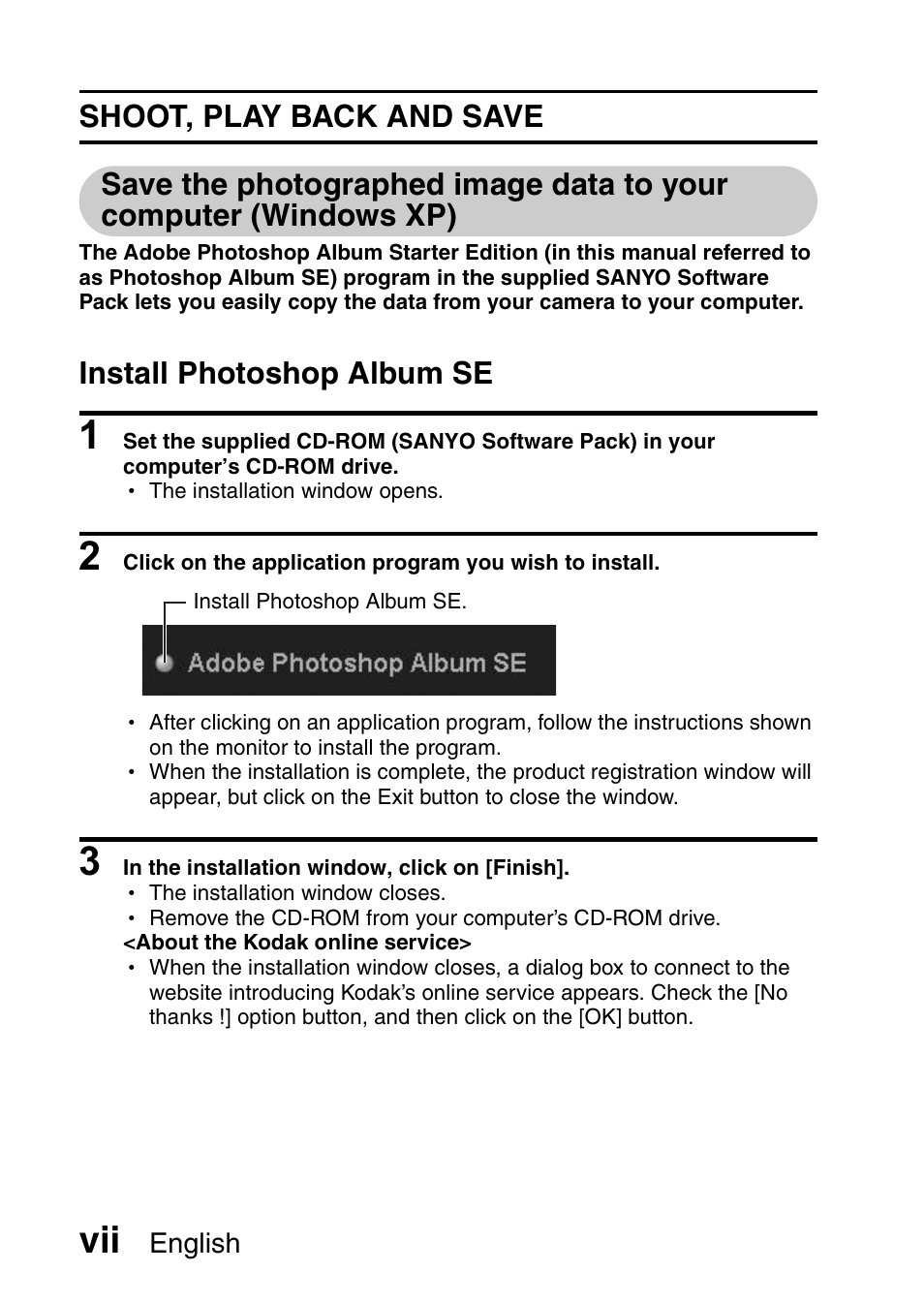 Sanyo VPC-E10EX User Manual | Page 8 / 166