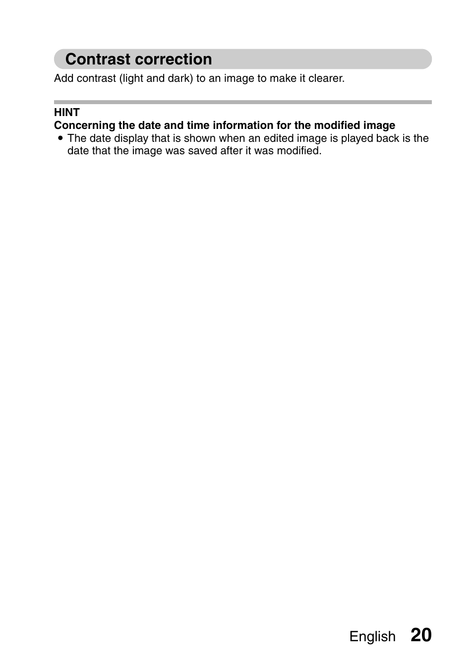 Contrast correction | Sanyo VPC-X1200GX User Manual | Page 22 / 60