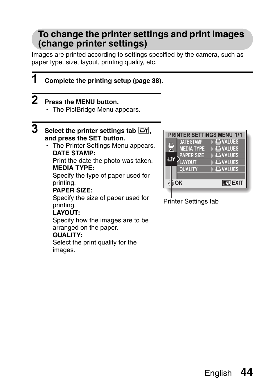 English | Sanyo VPC-X1200GX User Manual | Page 46 / 60