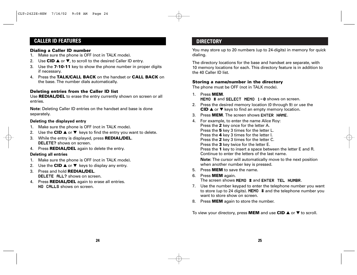 Sanyo CLT-2422 User Manual | Page 13 / 20