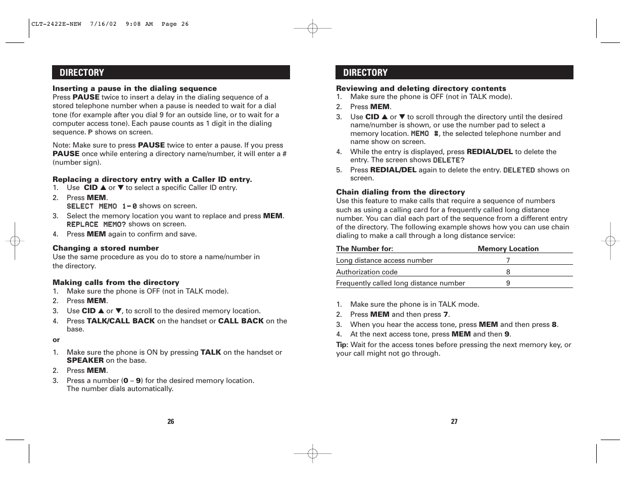 Sanyo CLT-2422 User Manual | Page 14 / 20