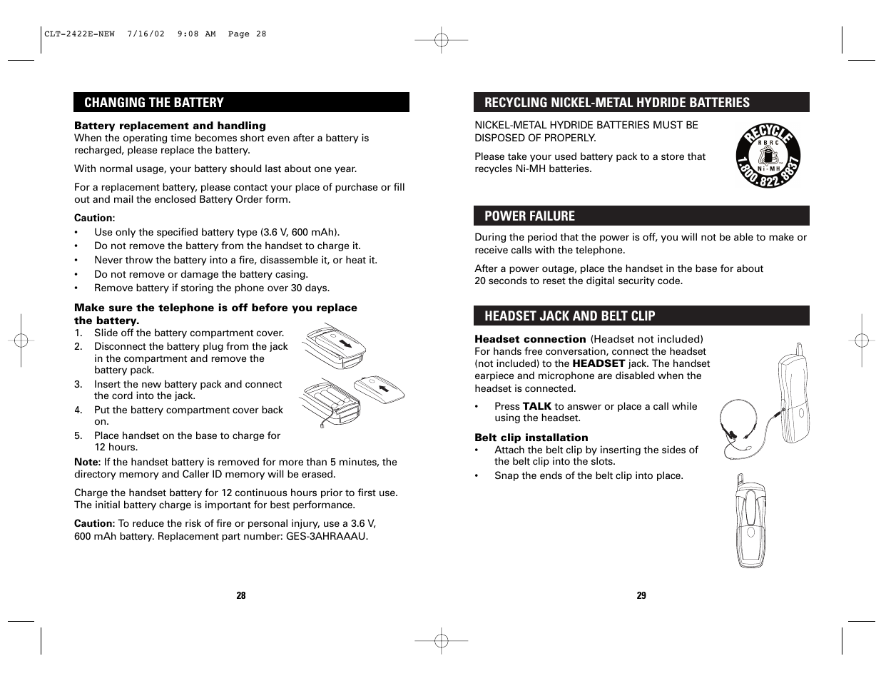 Sanyo CLT-2422 User Manual | Page 15 / 20