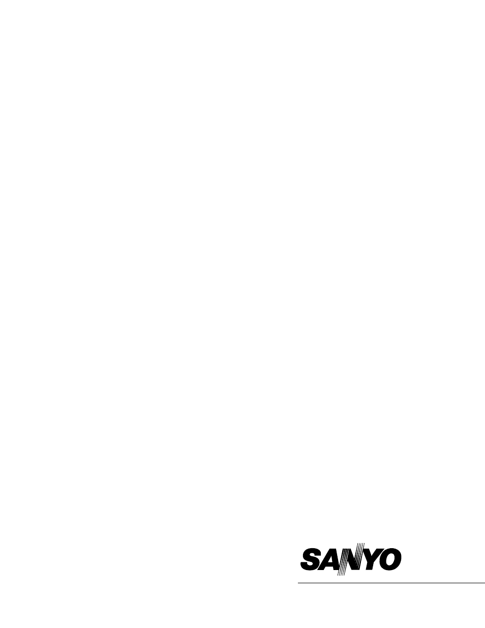 Sanyo PLC-XF20 User Manual | Page 52 / 52