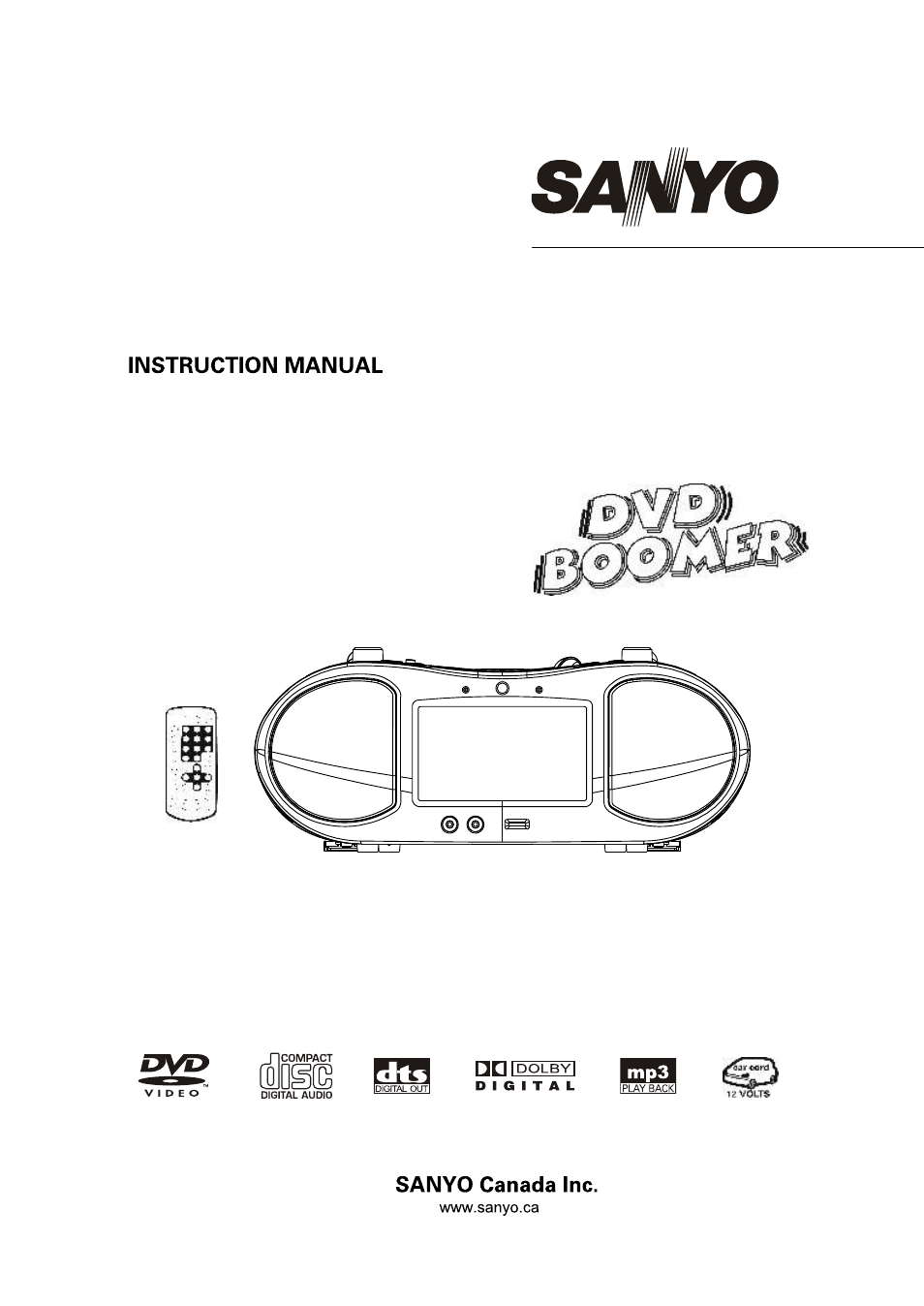 Sanyo DVD-L77 User Manual | 15 pages