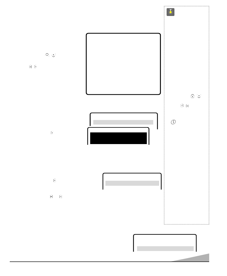 Réglage et mise en place du télécouleur, Conseils, Réglages | Réglage de l’horloge, Réglage du mode audio | Sanyo DS35510 User Manual | Page 31 / 68