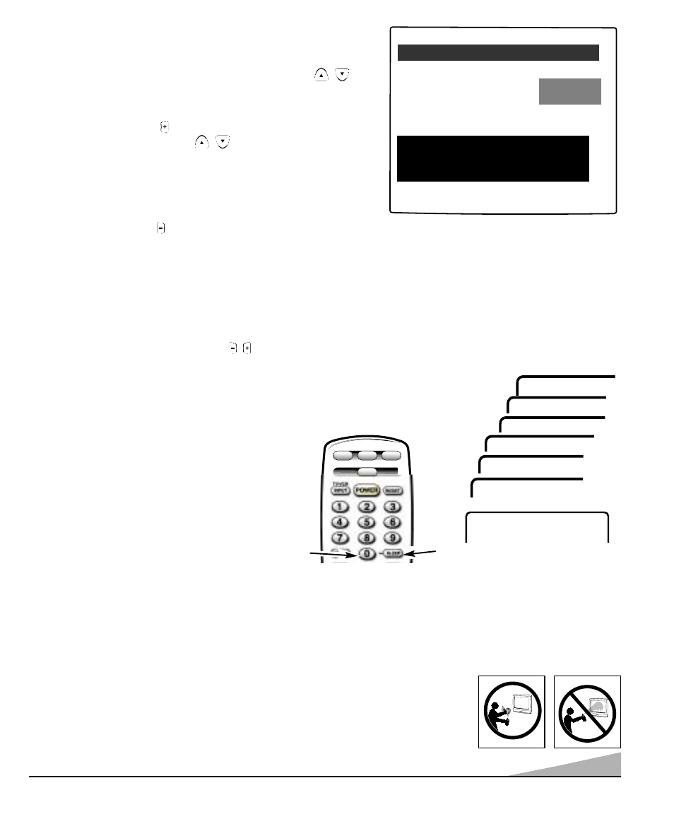 Réglage de l’arrêt retardé, Entretien et nettoyage | Sanyo DS35510 User Manual | Page 39 / 68
