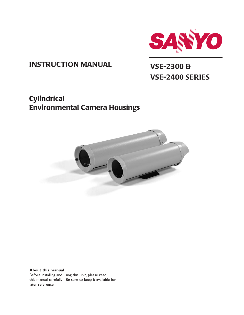 Sanyo VSE-2300 User Manual | 12 pages