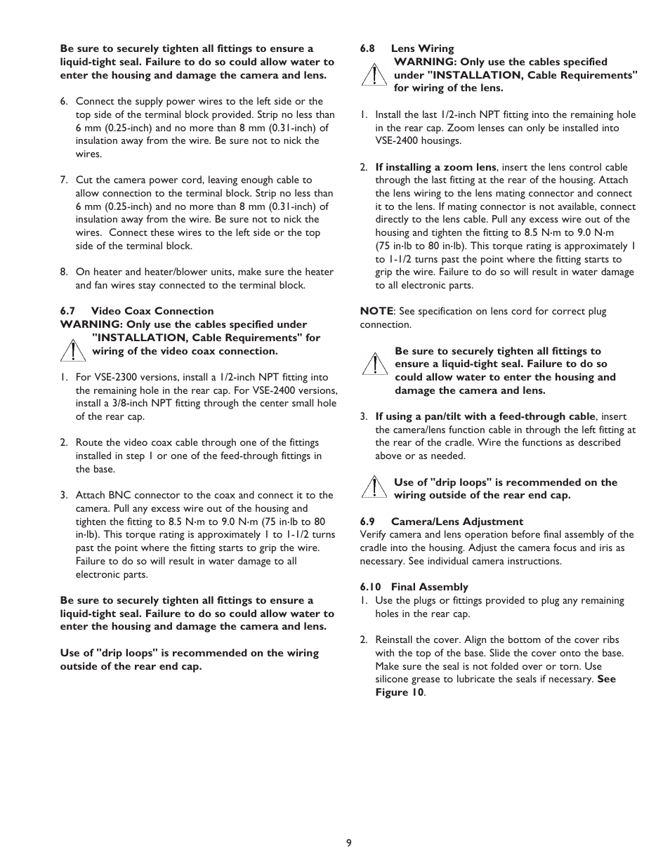 Sanyo VSE-2300 User Manual | Page 9 / 12