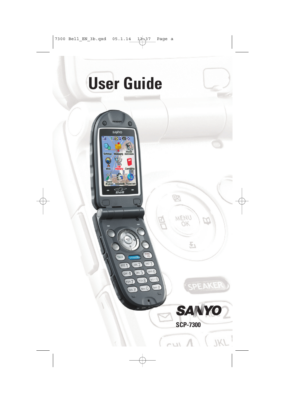 Sanyo SCP-7300 User Manual | 161 pages