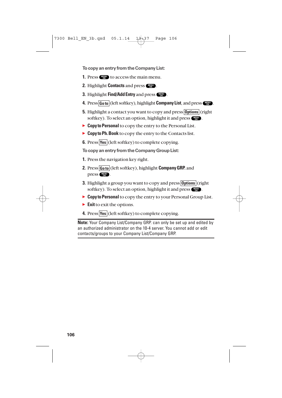 Sanyo SCP-7300 User Manual | Page 114 / 161