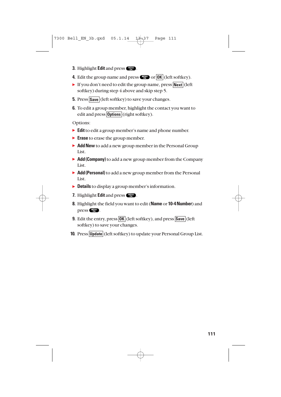 Sanyo SCP-7300 User Manual | Page 119 / 161