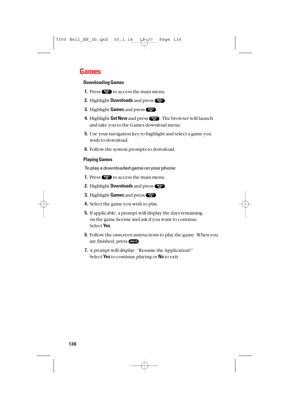 Games | Sanyo SCP-7300 User Manual | Page 144 / 161