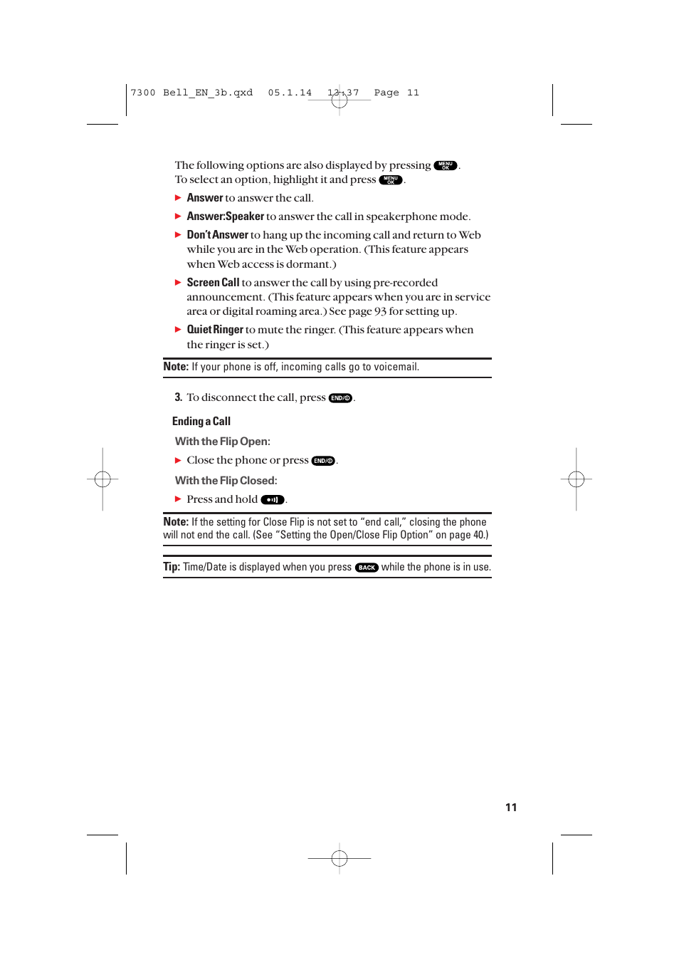 Sanyo SCP-7300 User Manual | Page 19 / 161